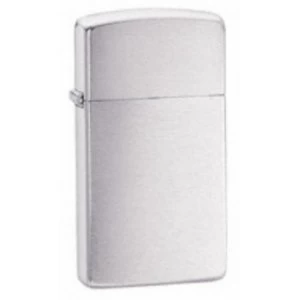 Image of Zippo Slim Brushed Chrome Windproof Lighter