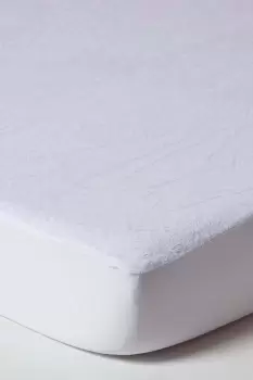 Image of Cot Bed Terry Towelling Waterproof Mattress Protector Pack of 2