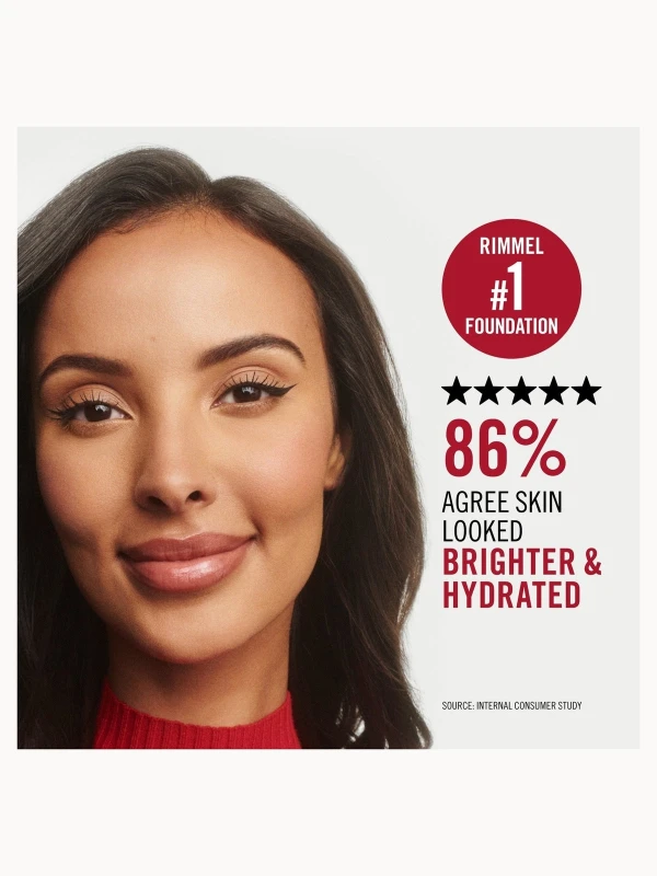 Image of Rimmel Lasting Finish 35Hr Foundation 30ml (Various Shades) - 407 Warm Tan