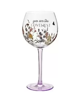 image of The Cottage Garden Gin Glass "Loveliest", One Colour, Women