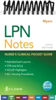 Image of LPN Notes : Nurse's Clinical Pocket Guide