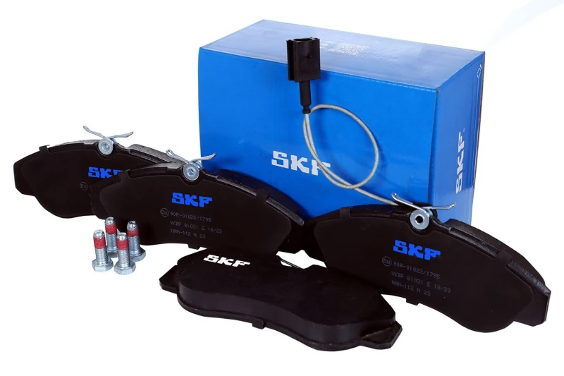 Image of SKF VKBP 81031 E Brake pad set incl. wear warning contact Brake Pad Set,disc brake (402)