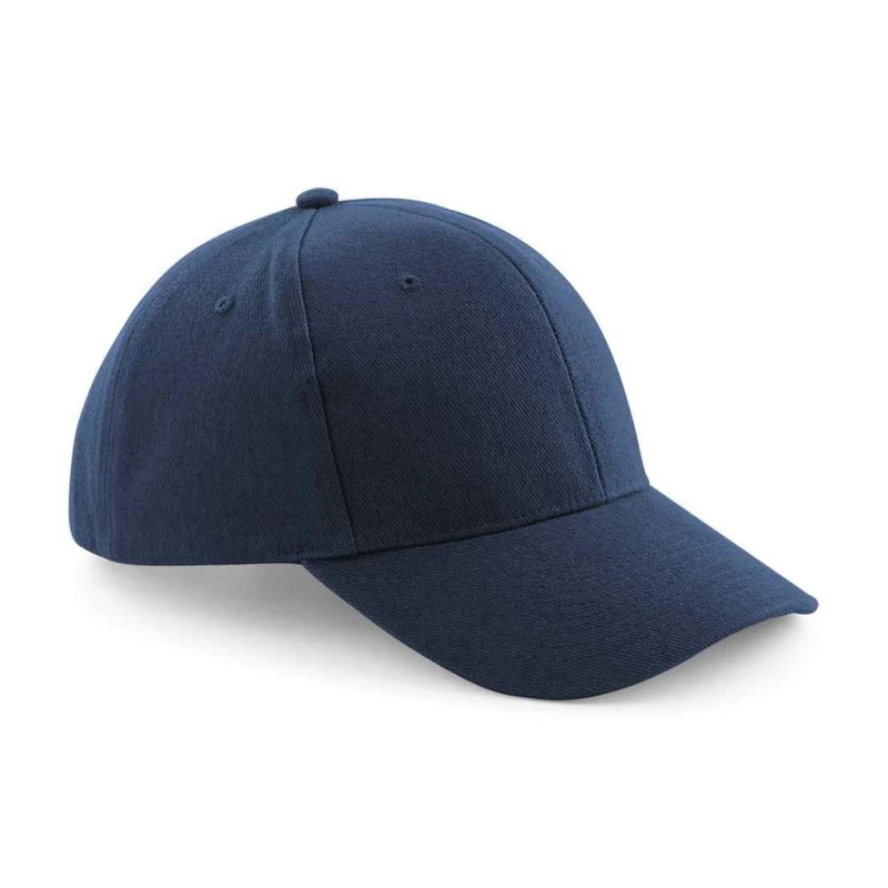 Image of Beechfield Beechfield Pro-Style Brushed Cotton Heavy Cap in Navy Navy One Size Unisex 5063527873996