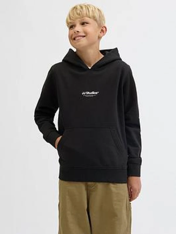 Image of Jack and Jones Jack Soho Sweat Hood Jn63 OTH Hoodies 8 Years Black 53800803175