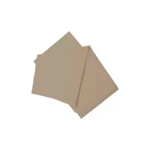 Image of Easy Care Minimum Iron Flat Sheet King Walnut Whip