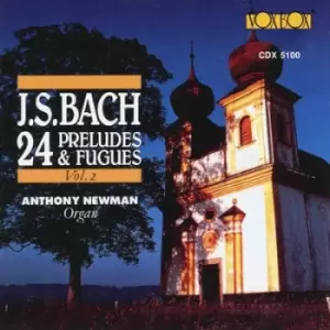 image of JS Bach 24 Preludes & Fugues - Volume 2 by Johann Sebastian Bach CD Album