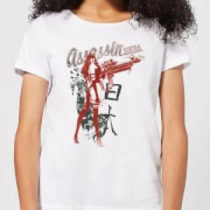 Image of Marvel Knights Elektra Assassin Womens T-Shirt - White - 3XL