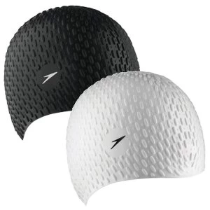 Image of Speedo Bubble Cap Black Adult