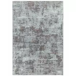 Image of Asiatic Orion Abstract OR06 Rug - Pink - 080x150cm, Geometric - ["Silver","Gold","Pink"]