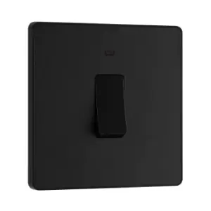 Image of BG Evolve Matt Black 20A Switch Double Pole With Power LED Indicator - PCDMB31B