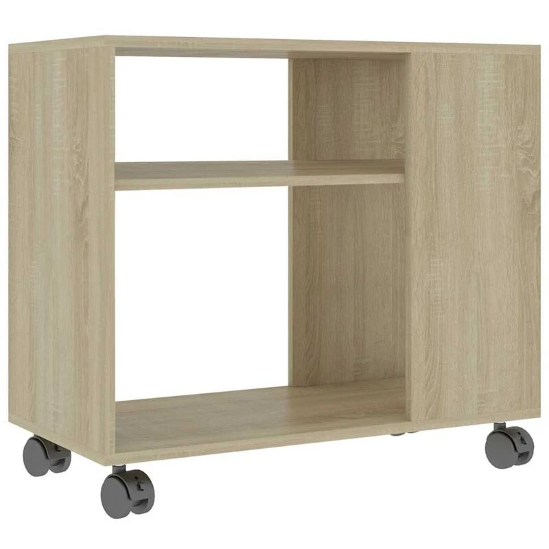 Image of VIDAXL Side Table Sonoma Oak 70x35x55cm Engineered Wood Vidaxl 8719883916095