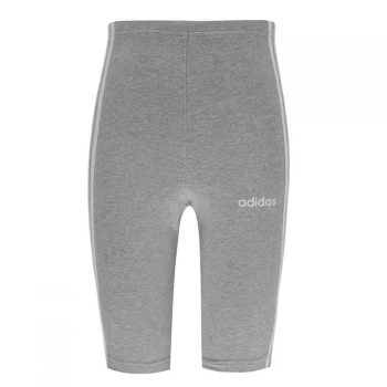 image of adidas Girls 3-Stripes Shorts Kids - Grey/White