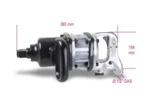Image of Beta Tools 1930A 1" Drive Reversible Air Impact Wrench 2445 Nm 019300036