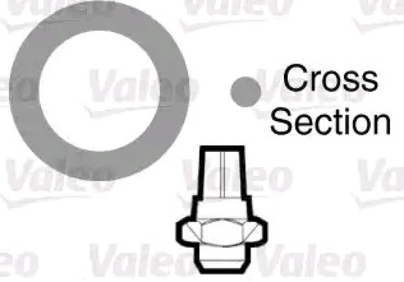 Image of VALEO 508999 Gaskets Seal,coolant pipe (547)