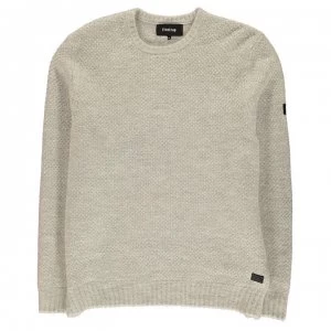 image of Firetrap XL Ramble Knit Jumper Mens - Beige