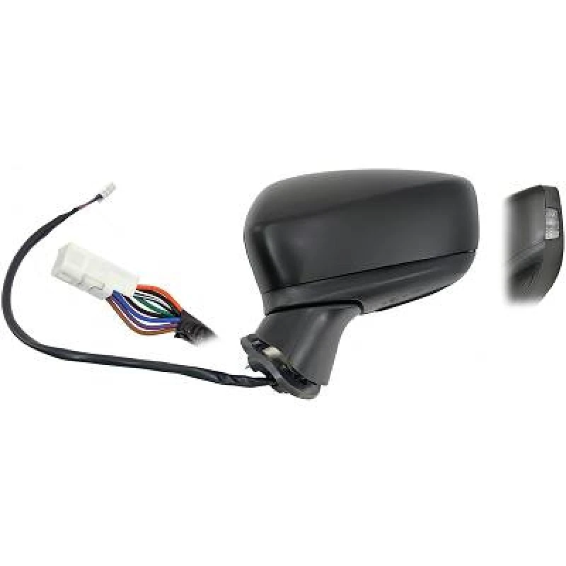 Image of DIEDERICHS 5620325 Wing mirror Left, Aspherical, primed Outside Mirror (50)