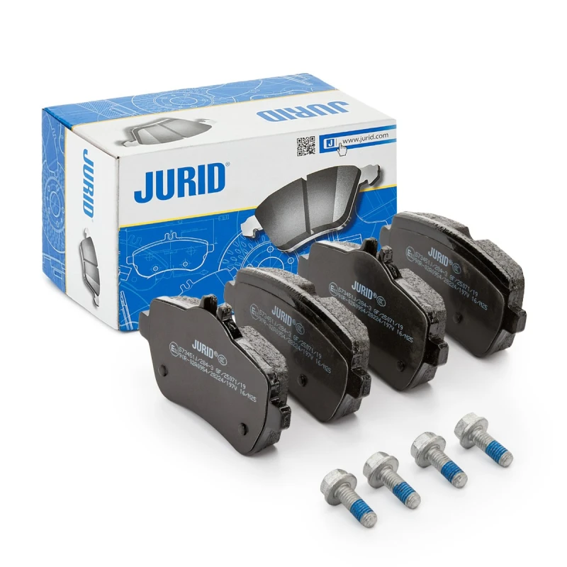 Image of JURID 573451J Brake pad set prepared for wear warning indicator, with accessories Brake Pad Set,disc brake (402)