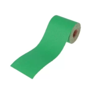 image of Aluminium Oxide Sanding Paper Roll Green 100MM X 50M 120G