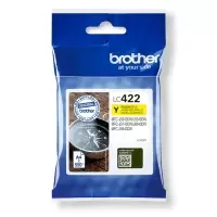 Image of Brother LC422Y Yellow Ink Cartridge