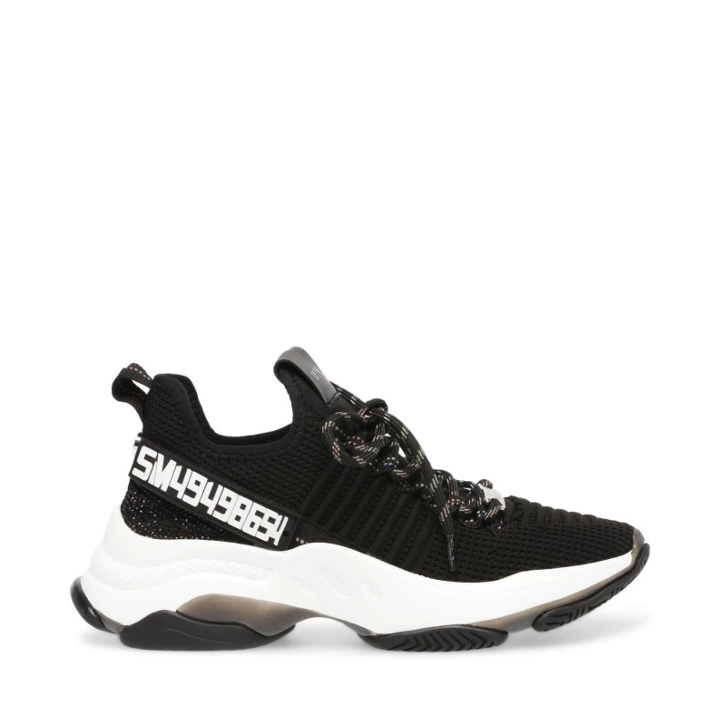 Image of Steve Madden Maxilla-R-E Trainers Black female UK 6
