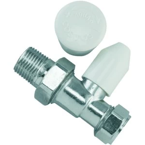 Image of Wickes Straight Radiator Valve - 15mm