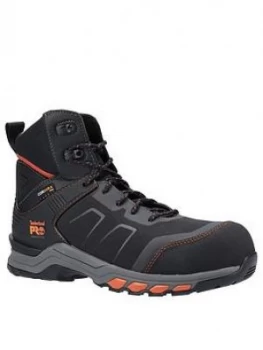 Timberland Pro Hypercharge Textile Boot, Black/Orange, Size 12, Men