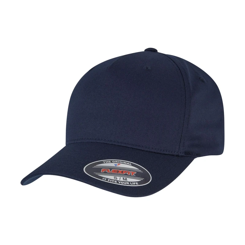 Image of Flexfit Flexfit Men 5 Panel Cap in Mid Navy Mid Navy One Size Male 5063527886347