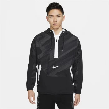 Image of Nike Dri-FIT Sport Clash Mens Woven Hooded Training Jacket - Black