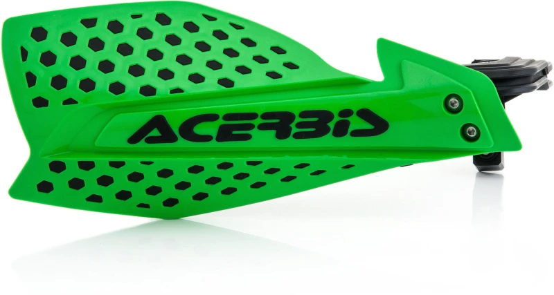 Image of 0022115.377 - Acerbis X-Ultimate Hand Guards - Green/ Black 0022115.377