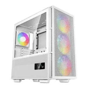 Image of DeepCool CH560 Digital Tempered Glass Mid Tower White Gaming Case