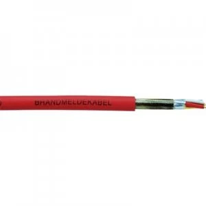 Image of Fire alarm cable J HStH 2 x 2 x 0.8mm Red Faber Kabel