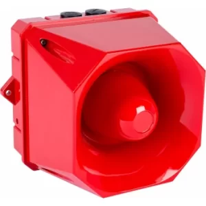 image of EATON 7092308FUL-0344 X10 Maxi Red Housing 115/230 VAC Sounder