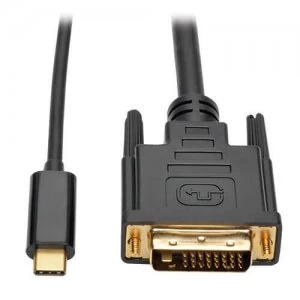 Image of Tripp Lite USB C to DVI Adapter Cable 6ft