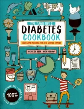Image of Type 1 and Type 2 Diabetes Cookbook by Vickie De Beer Paperback