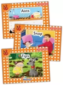 Image of Jolly Phonics Orange Level Readers Set 1 : in Precursive Letters (British English edition)