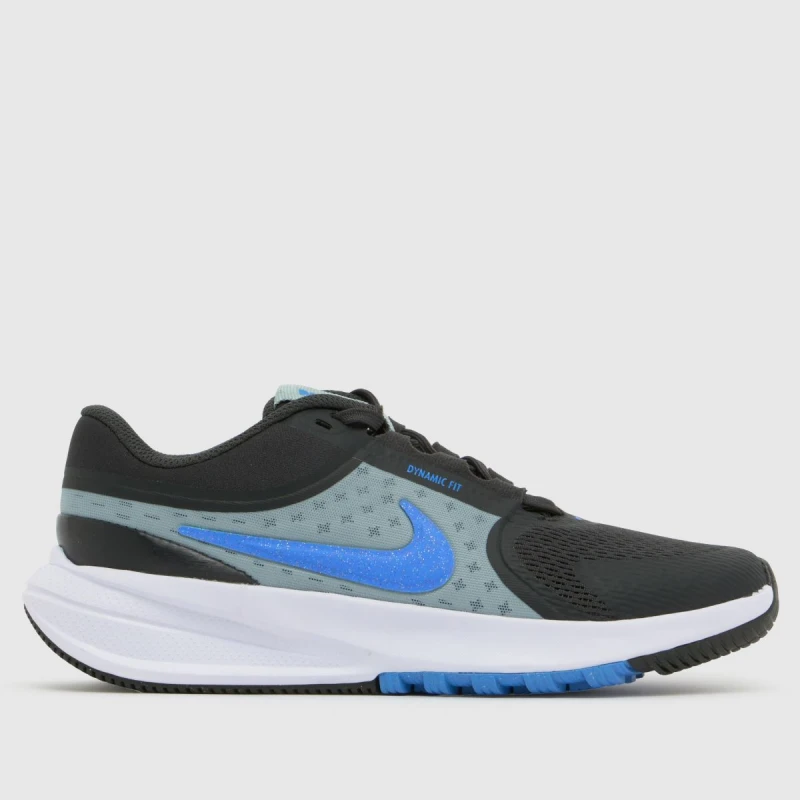 Image of Nike Grey Multi Star Runner 5 Boys Youth Trainers Grey Multi UK 5 (EU 38)