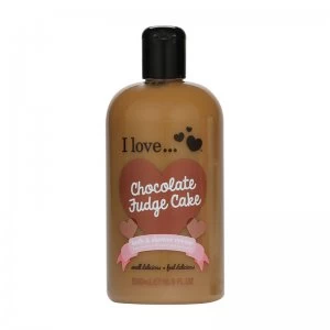 image of I Love Chocolate Fudge Cake Truffle Bath & Shower Creme 50