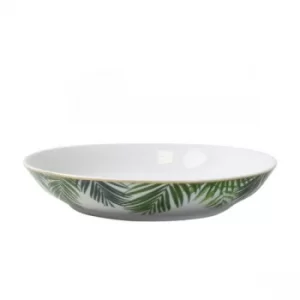 Image of Pasta Bowl in Emerald Eden Design