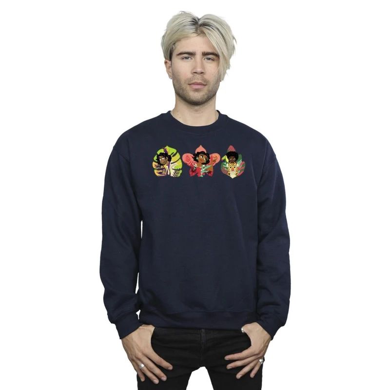 Image of Disney Men Encanto Family Line Sweatshirt in Navy Size: Small Navy S Male 5063153622029