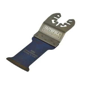 Image of Faithfull Premium Arc Cut Wood & Metal Bi-Metal Blade 32mm