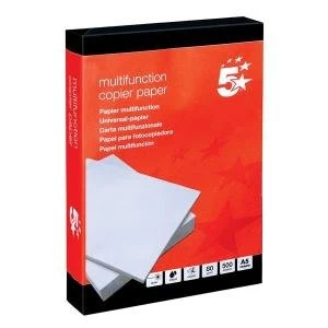 5 Star A5 Office 80gsm Paper Pack of 500