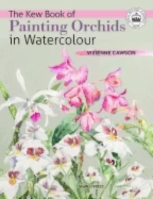Image of kew book of painting orchids in watercolour
