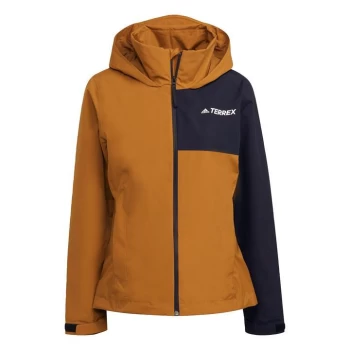 Image of adidas Terrex Multi RAIN. RDY Primegreen Two-Layer Rain Ja - Mesa / Legend Ink