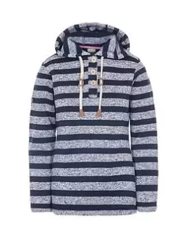Image of Trespass Society Fleece - Navy/Stripe, Navy Stripe Size XS Women