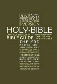 Image of Niv Compact Bible with Bible Guide Hardback