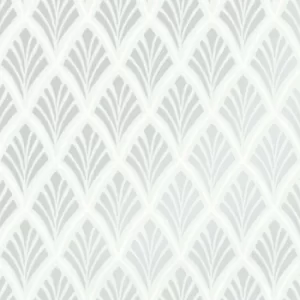 image of Laura Ashley Florin Duck Egg Wallpaper