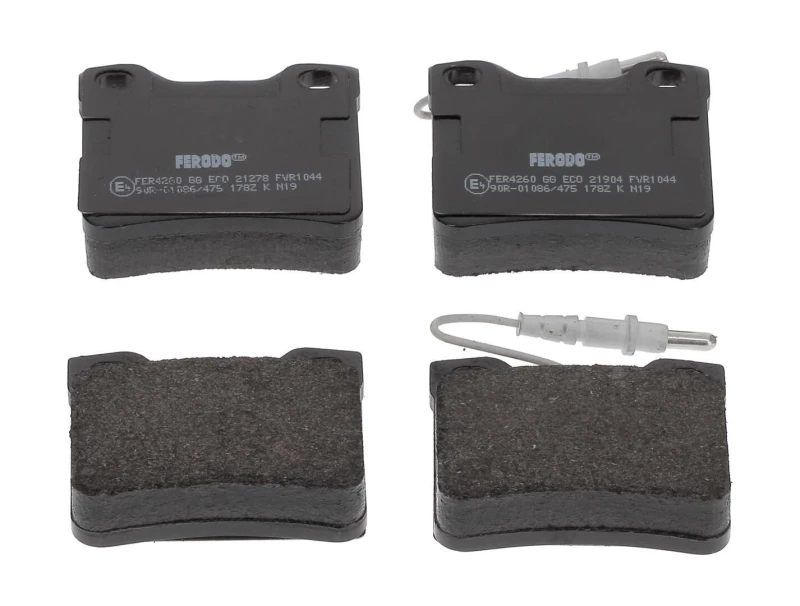 Image of FERODO Brake pad set FERODO FVR1044