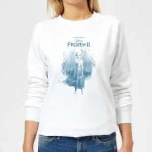 Image of Frozen 2 Find The Way Womens Sweatshirt - White - L