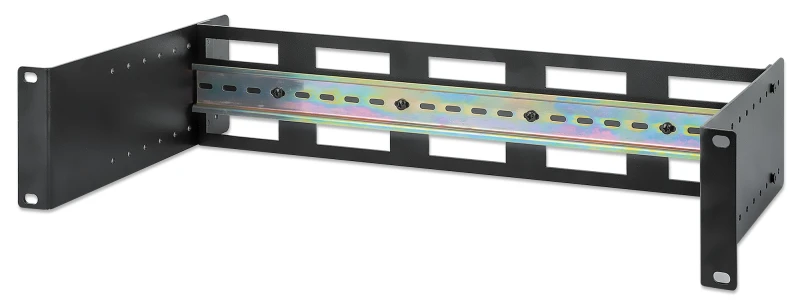 Image of Intellinet 19" Rack Mount Din Rail Kit Depth Adjustable. 2U. box