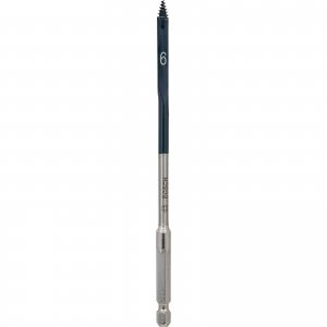 image of Bosch Self Cut Speed Hex Shank Flat Drill Bit 6mm 150mm